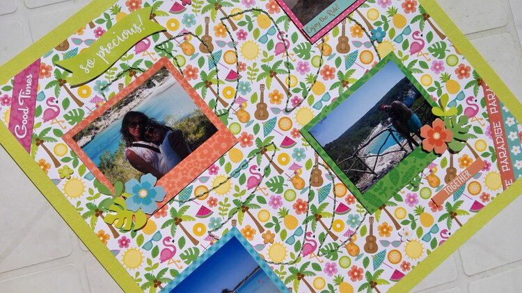 SUMMER MEMORIES LAYOUT