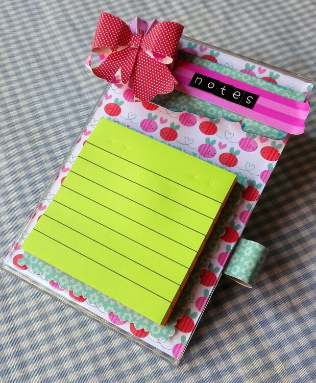 JUST A NOTE HOLDER