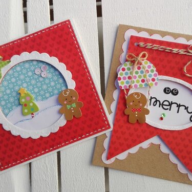 BE MERRY DUO CARDS