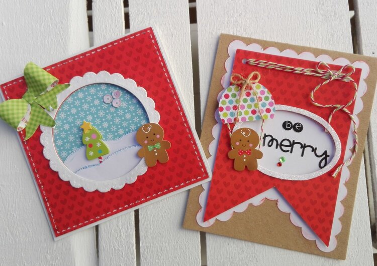 BE MERRY DUO CARDS