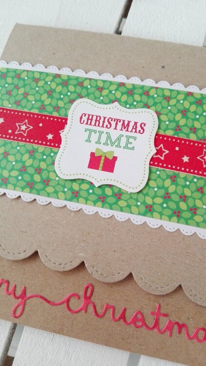CHRISTMAS TIME POP-UP CARD