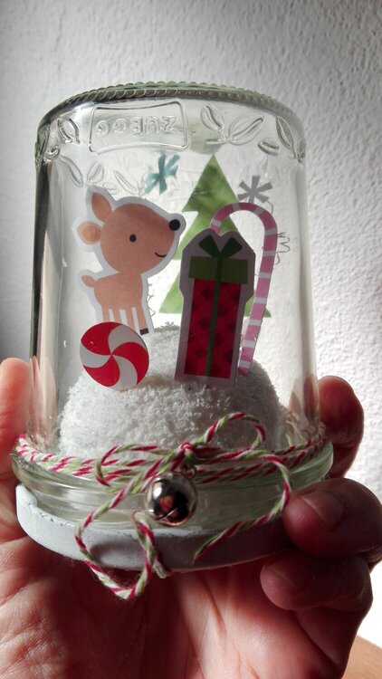 WARM WINTER WISHES IN A JAR HOME DECOR