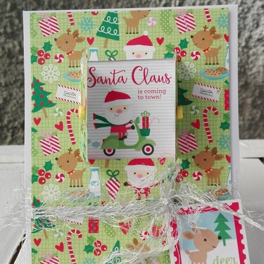 SANTA CLAUS IS COMING TO TOWN CARD