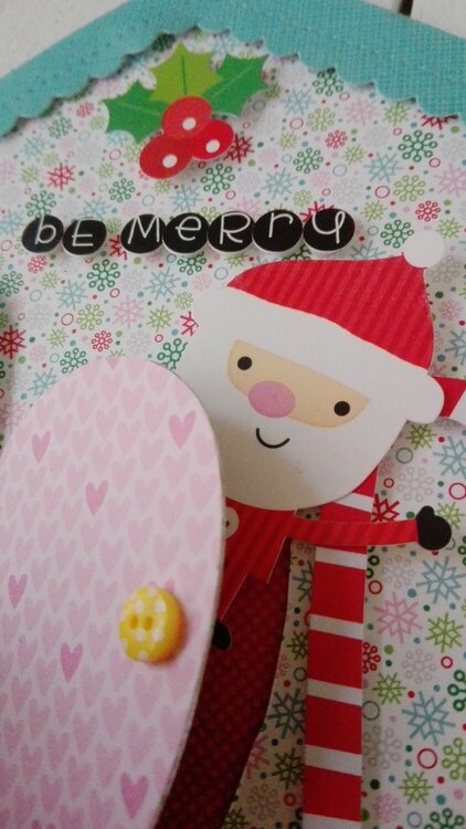 BE MERRY CARD