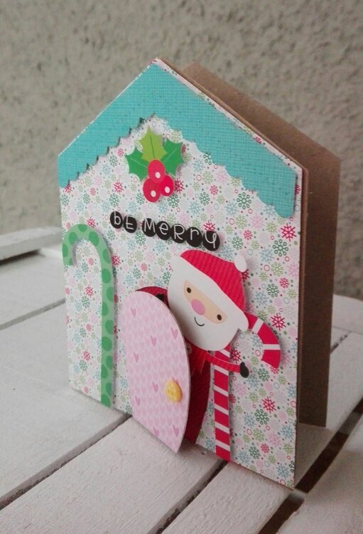 BE MERRY CARD