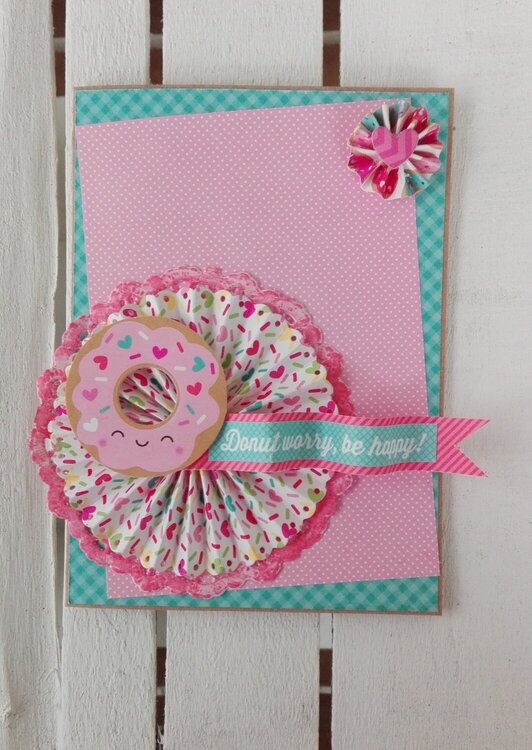 &quot;DONUT WORRY, BE HAPPY!&quot; CARD