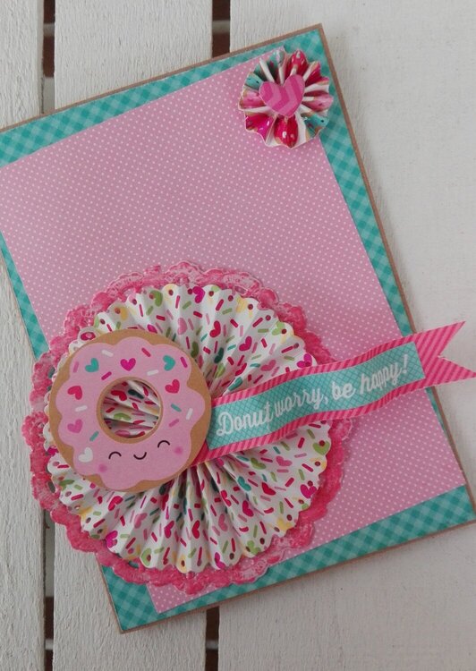 &quot;DONUT WORRY, BE HAPPY!&quot; CARD