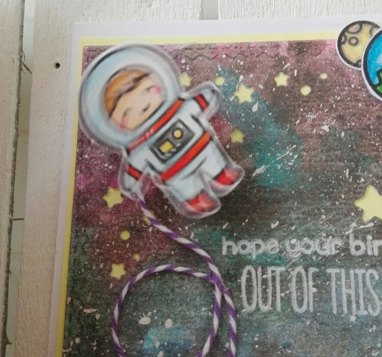 &quot;OUT OF THIS WORLD&quot; BIRTHDAY CARD