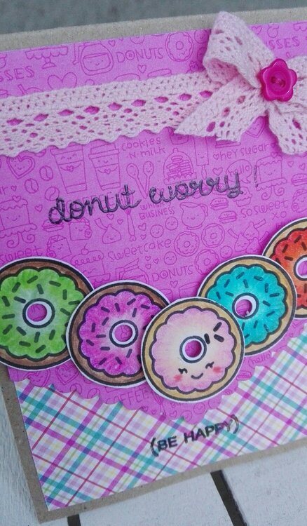 &quot;DONUT WORRY&quot;CARD