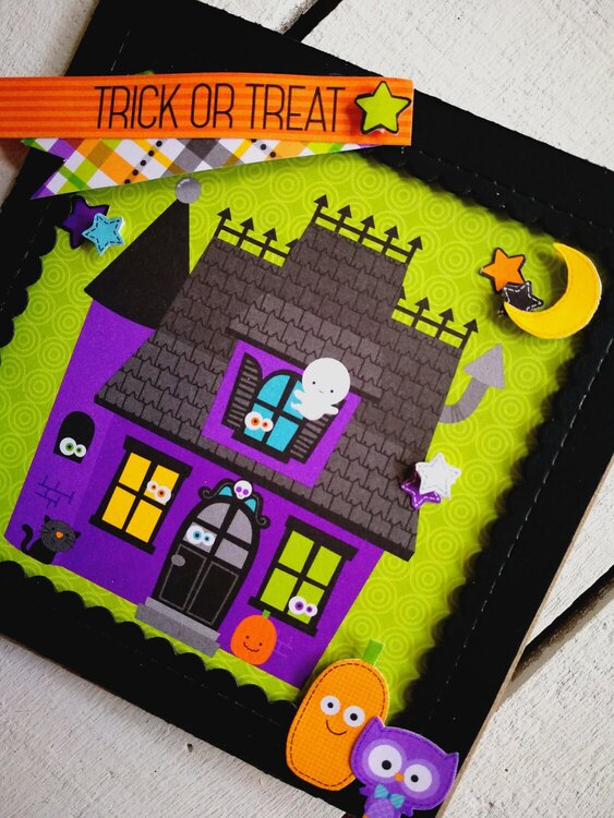 &quot;TRICK OR TREAT&quot; HALLOWEEN CARD