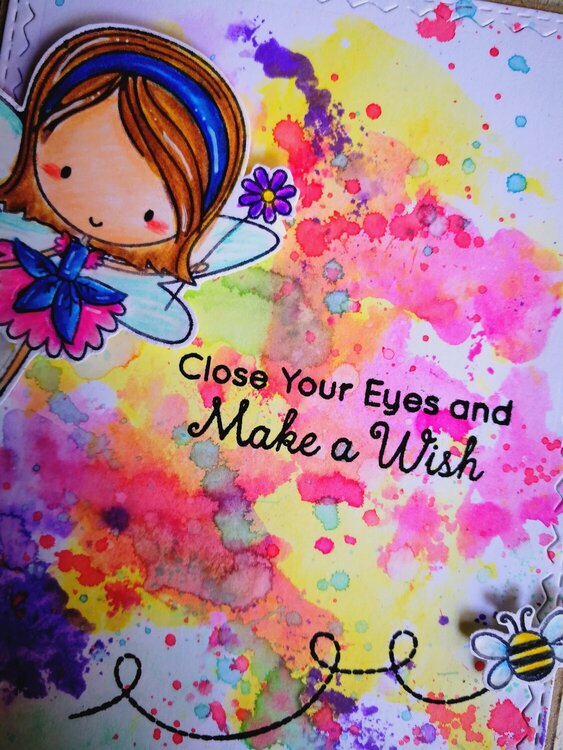 &quot;MAKE A WISH&quot; FAIRY CARD