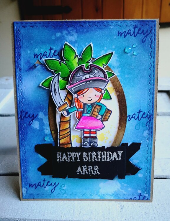 &quot;HAPPY BIRTHDAY&quot; CARD FOR LITTLE PIRATE
