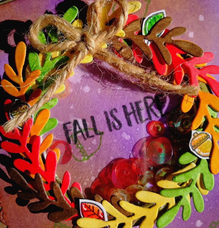 &quot;FALL IS HERE&quot; POP UP &amp; SHAKER CARD