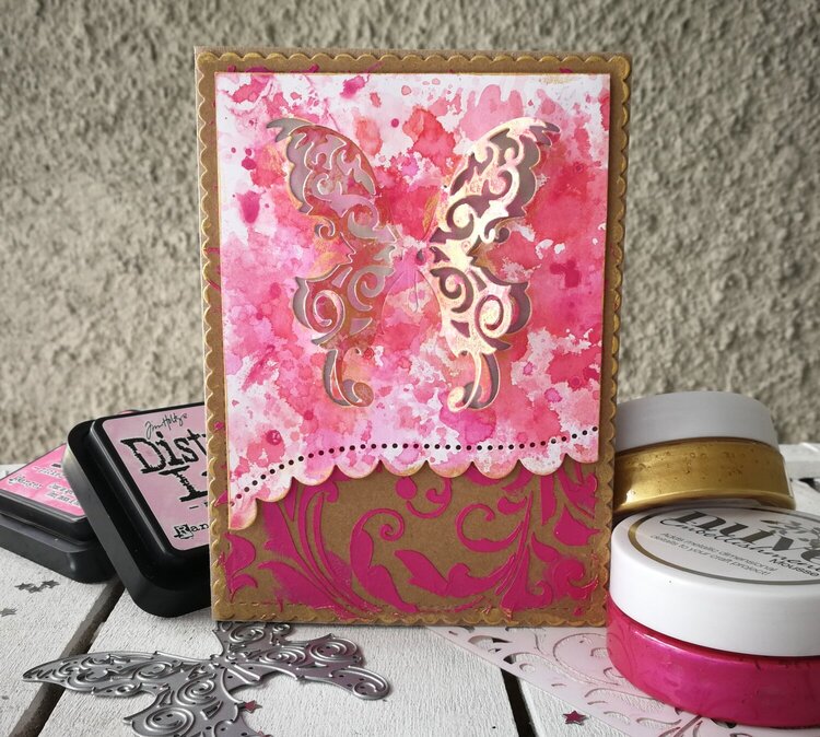 BUTTERFLY KISSES CARD