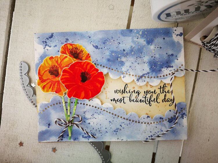 &quot;LAYERED POPPIES&quot; CARD