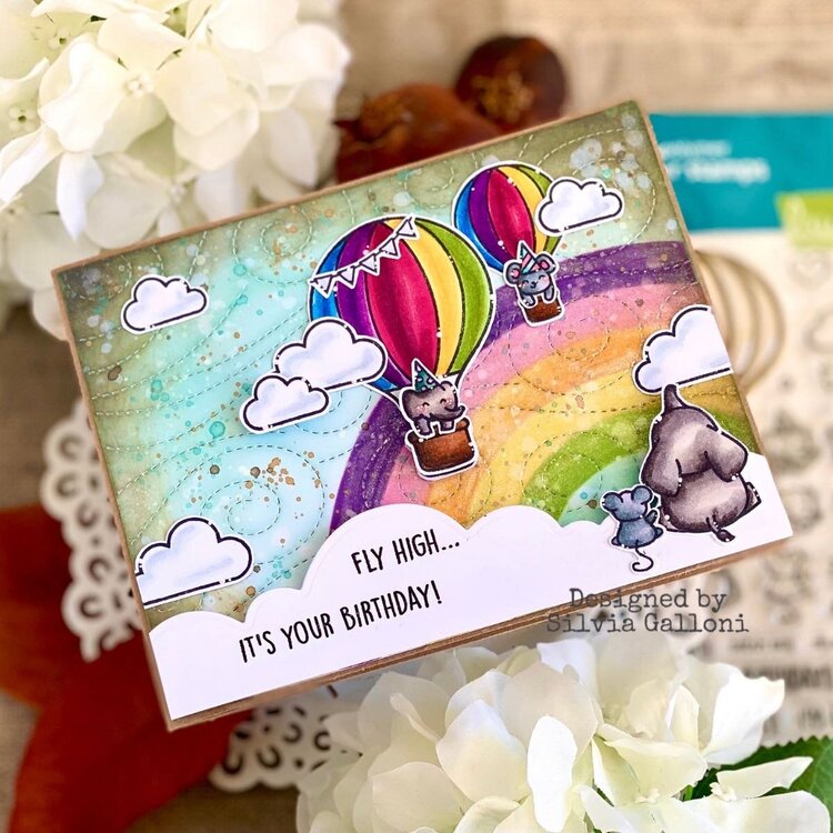 Rainbow Birthday card