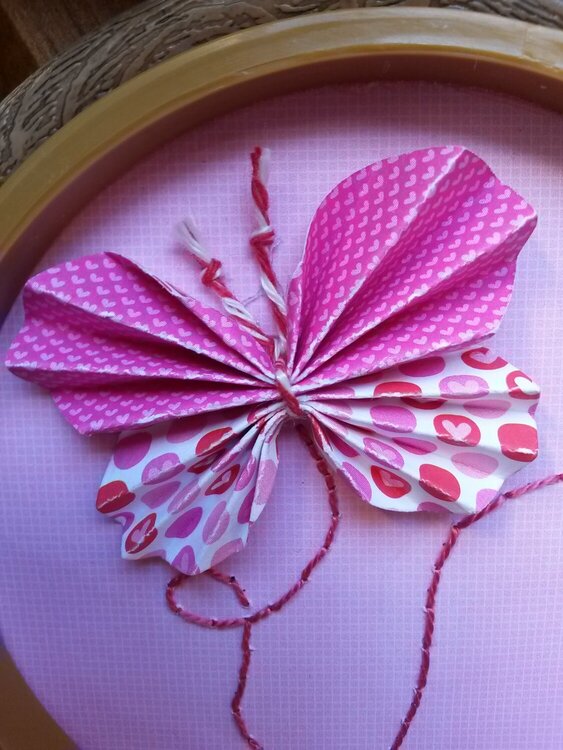 Paper Embroider Hoop