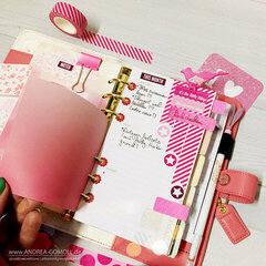 Light Pink Color Crush Planner Page-Layout