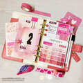 Light Pink Color Crush Planner Page-Layout