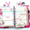 Lovefest in my dark pink Color Crush planner!