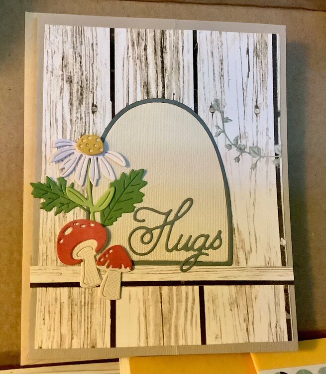 Hugs - thinking of you card