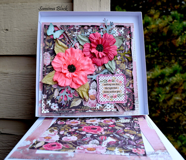 Prima Rossibelle Floral Card