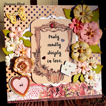 Love Clippings card - In Love
