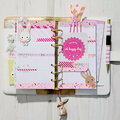Bunnies Calendar Layout - Websters Pages Color Crush Planner