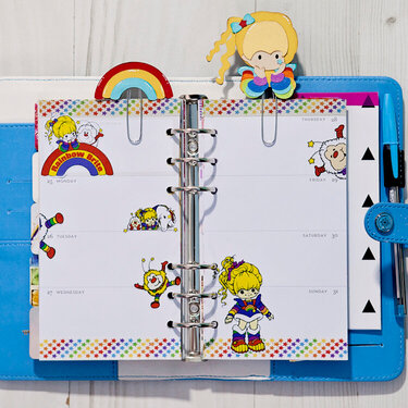 Rainbow Brite in my Blue Color Crush Planner