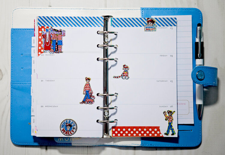 Blue Color Crush Planner from Websters Pages