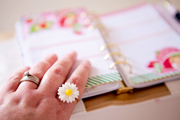 Strawberry Shortcake - White Color Crush Planner