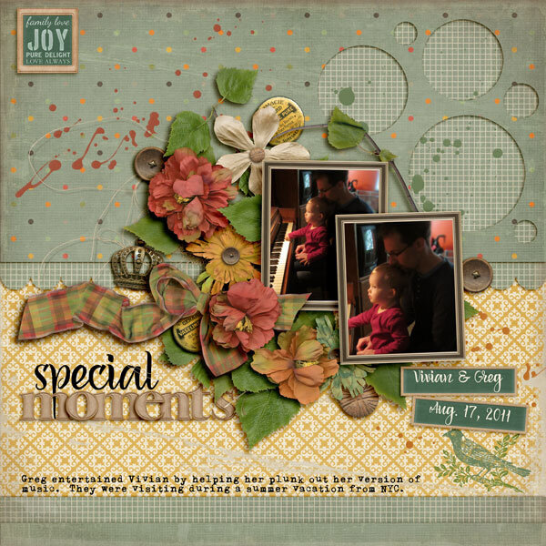 Special Moments = TLP Feb. Template Challenge