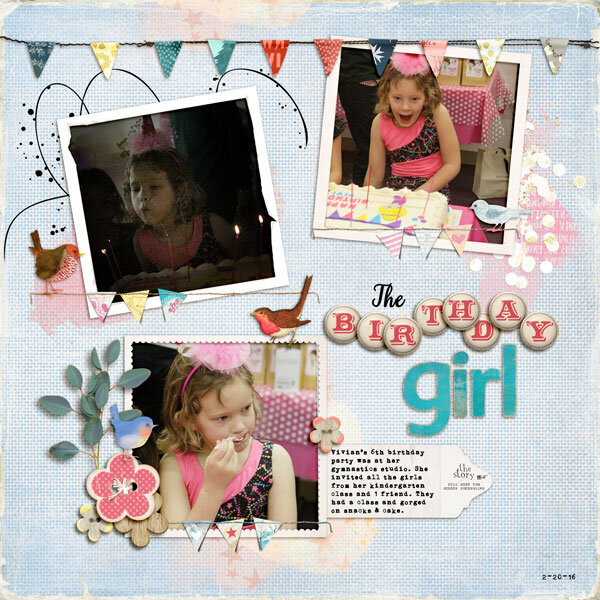 The Birthday Girl | Lynn Grieveson Designs April Challenge