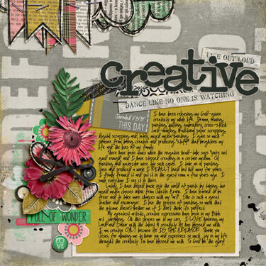Creative - MOC4 - Day 8 - Journaling/One Word Challenge