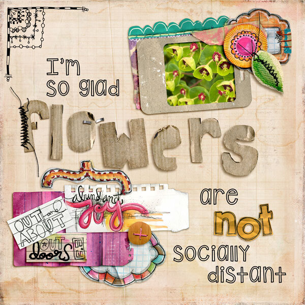 Flowers are NOT Socially Distant