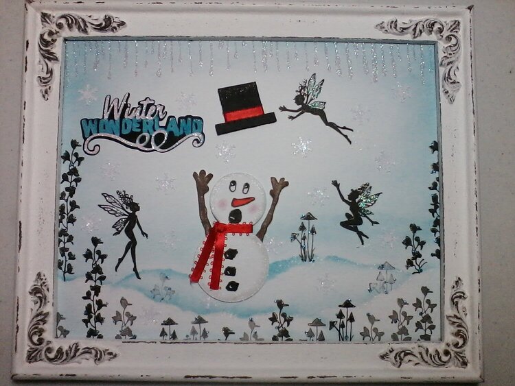 Winter Wonderland framed picture