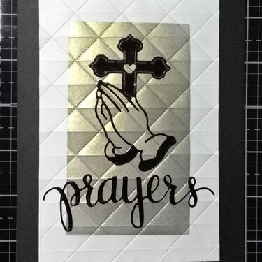 Prayers/Sympathy card