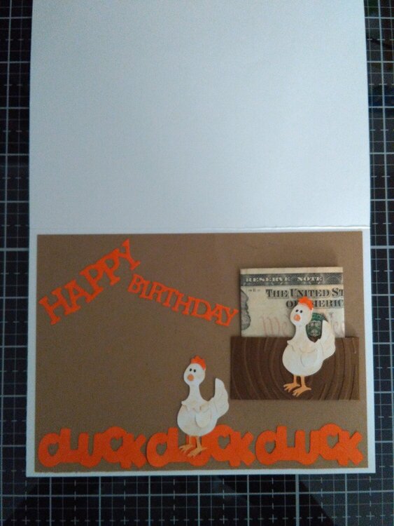 Birthday Chicken card