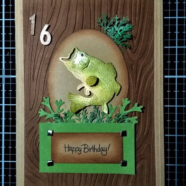 Birthday Fishing Card