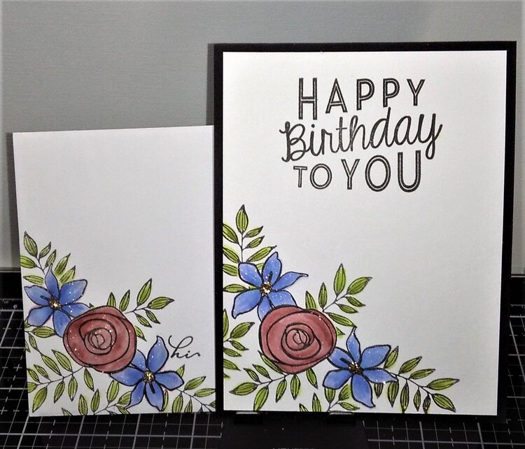 Birthday card/Inside/Envelope