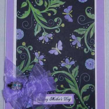 Black Magic Mother&#039;s Day card