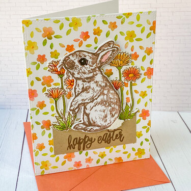 Easter bunny card