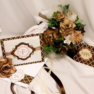 Papercrafted Wedding Ensemble