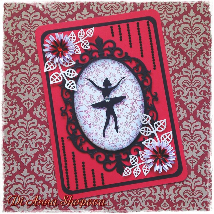 Ballerina card