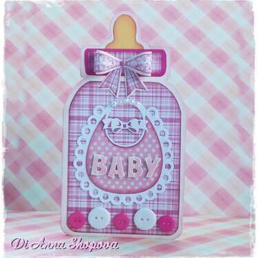 Baby Bottle Card