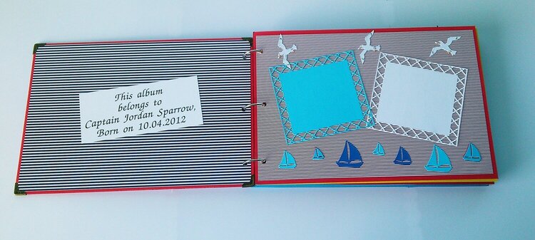 Pirate Scrapbook Photo Album A4 size