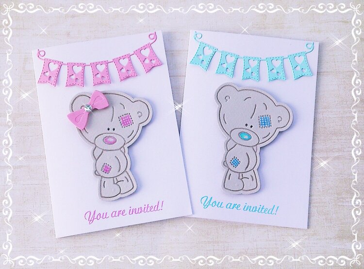 Me To You Tiny Tatty Teddy Invitations / Cards