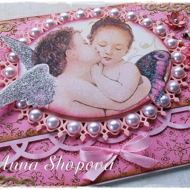 "Angels In Love" card by Di Anna Shopova