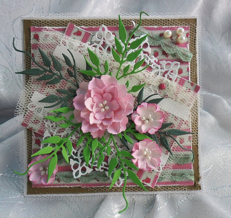 3D Floral Card