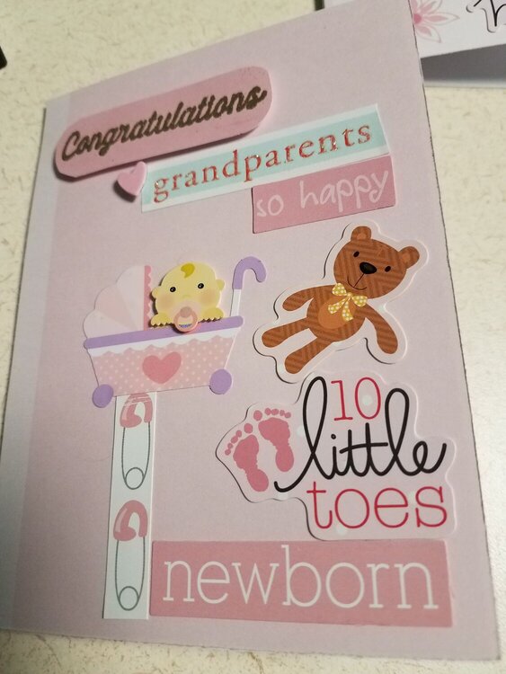 Grandparent Congrats card